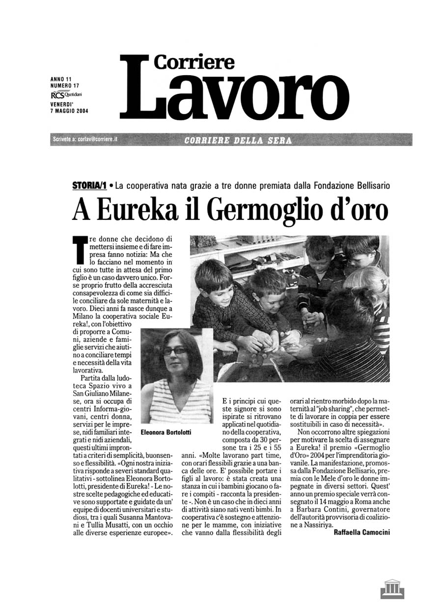 A Eureka! Il Germoglio d’oro