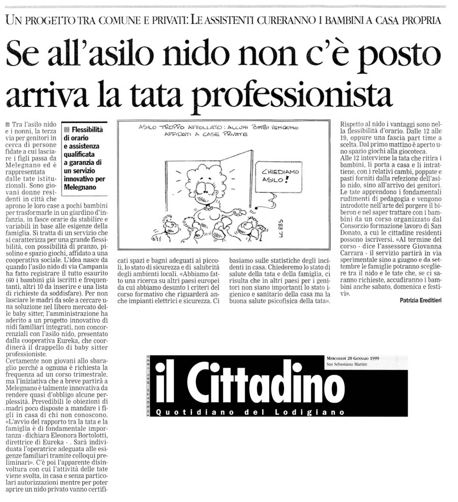 Nidi familiari integrati. Arrivano le Mary Poppins personalizzate