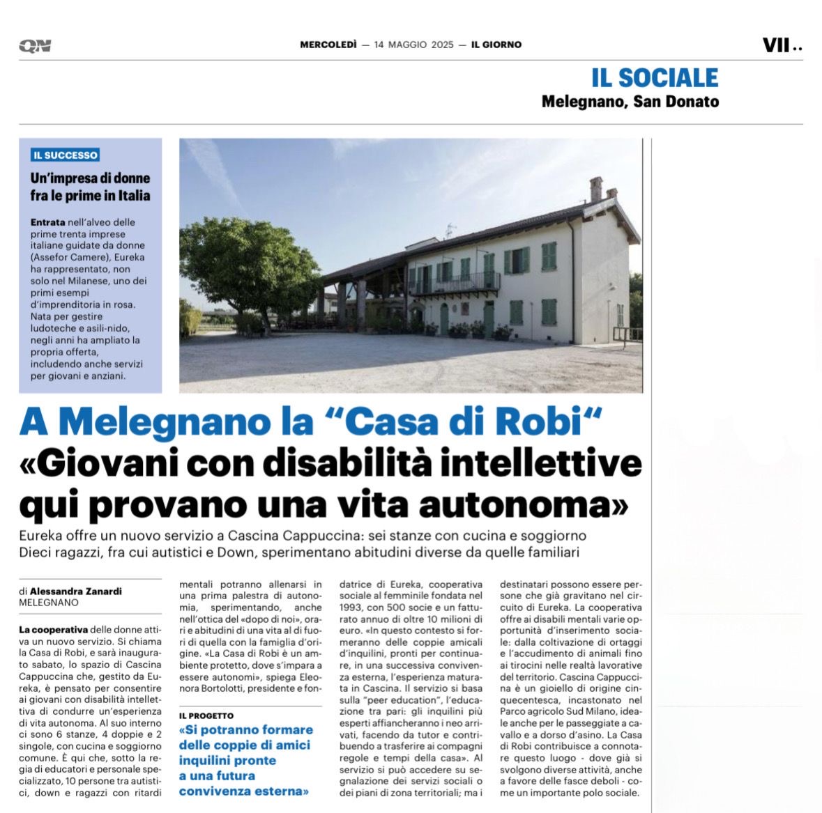 A Melegnano la “Casa di Robi”