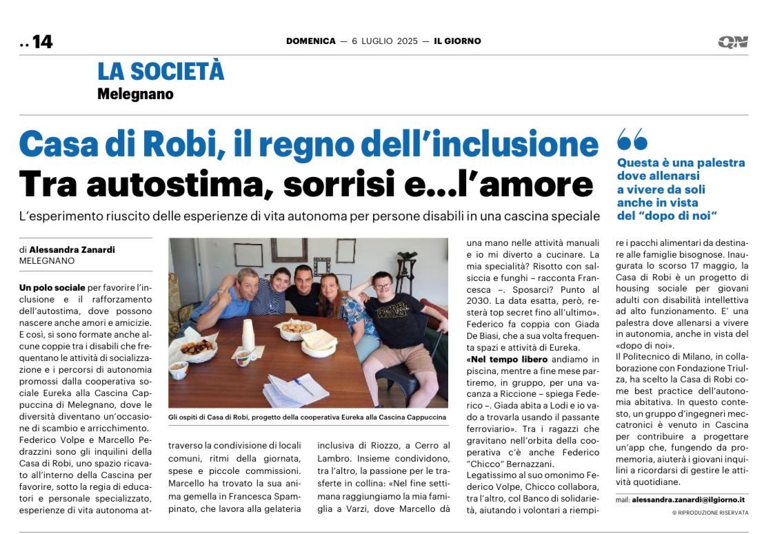 Casa di Robi, il regno dell’inclusione